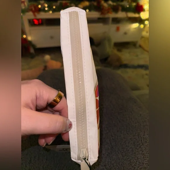 ALOHA Collection Splash-Proof Mini Appliqué Small Pouch in Zest - Picture 9 of 9